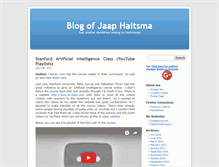 Tablet Screenshot of jaap.haitsma.org